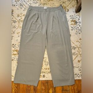 Princess Polly High Waisted Trouser Pants, Gray. | Sz 14